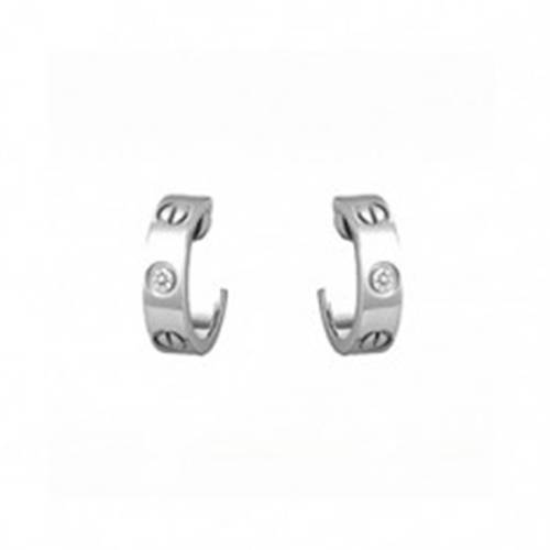Ca*t*er  love earrings, 2 diamonds b8022800