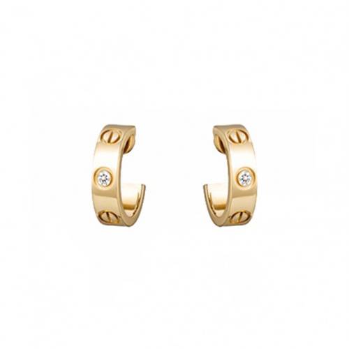 Ca*t*er  love earrings, 2 diamonds b8022900