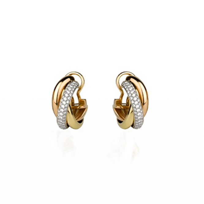 Ca*t*er trinity earrings b8031900