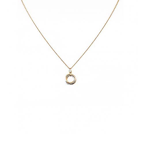 Ca*t*er  trinity necklace b7223500
