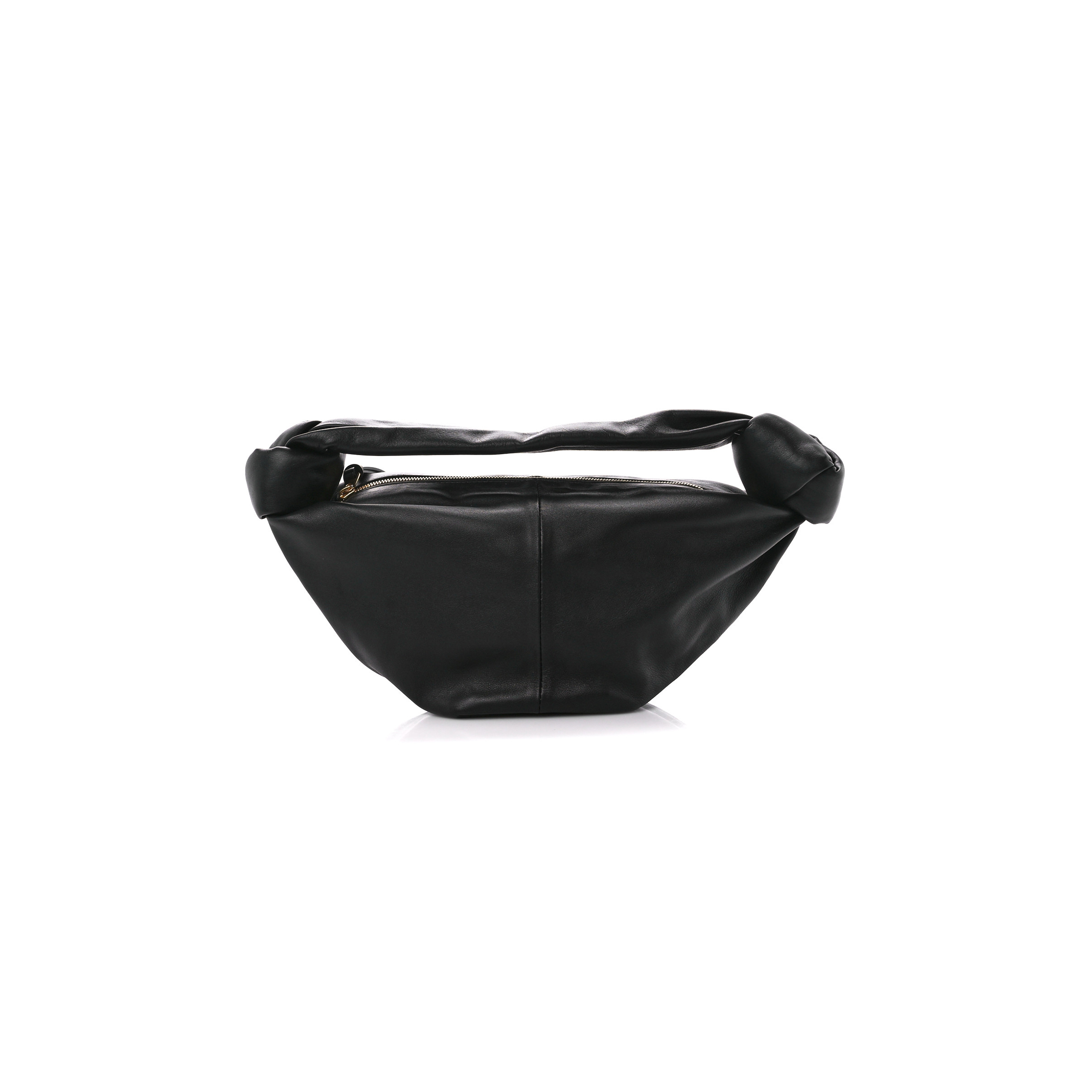 bo*te*ga Ve*ne*ta nappa mini double knot bag black (25*16*13cm)