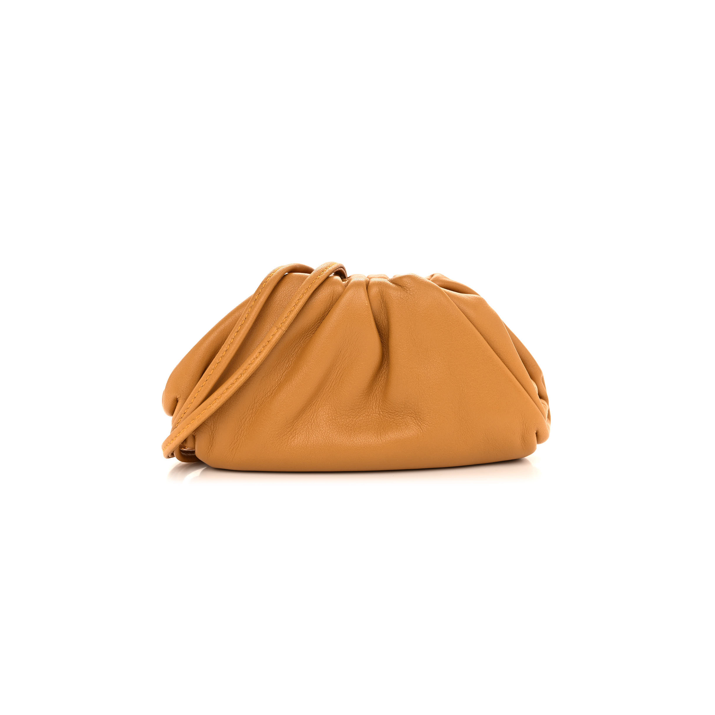 bo*te*ga Ve*ne*ta butter calfskin coin purse ocra (13*8*4cm)