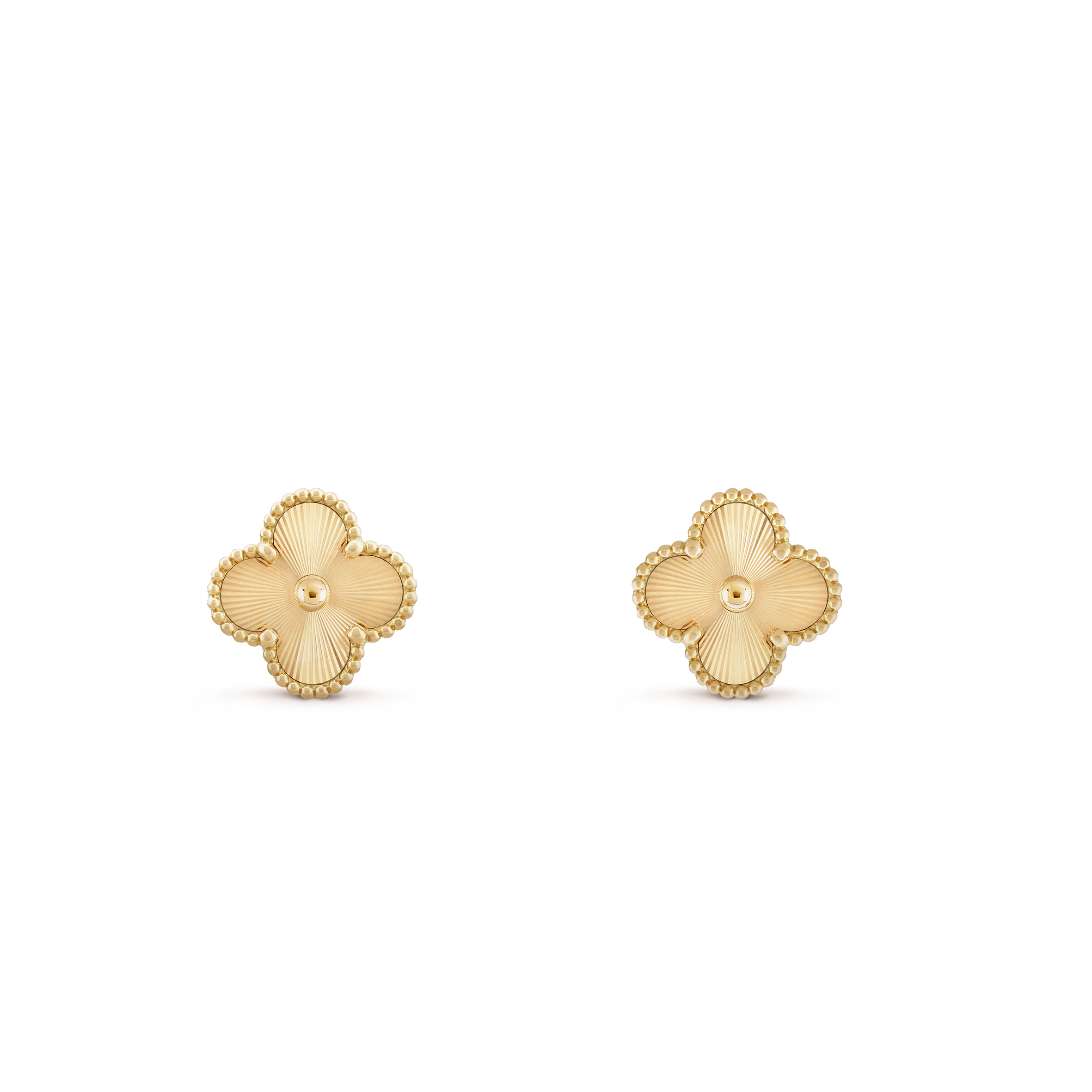 V*N CL*F arpels vintage alhambra earrings - yellow gold  vcarp3jl00