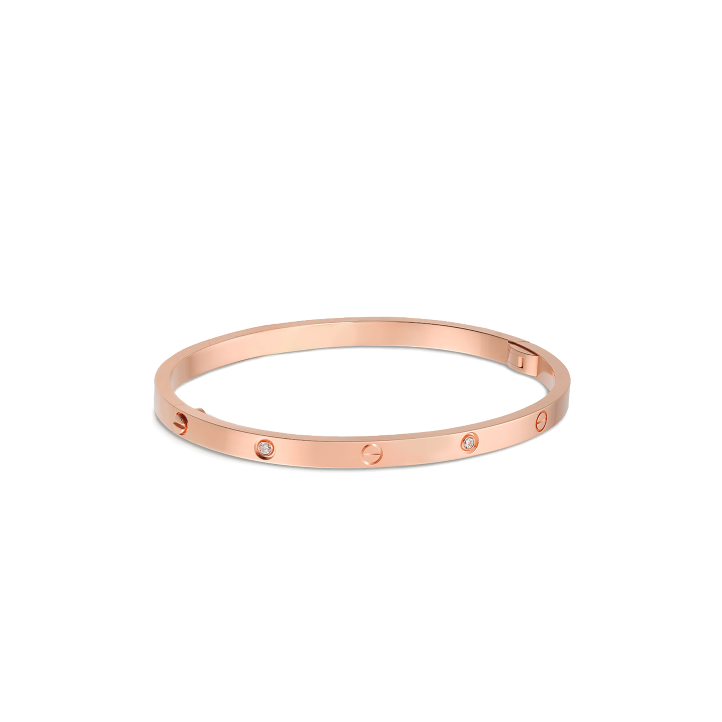Ca*t*er  love bracelet, small model, 6 diamonds b6047617