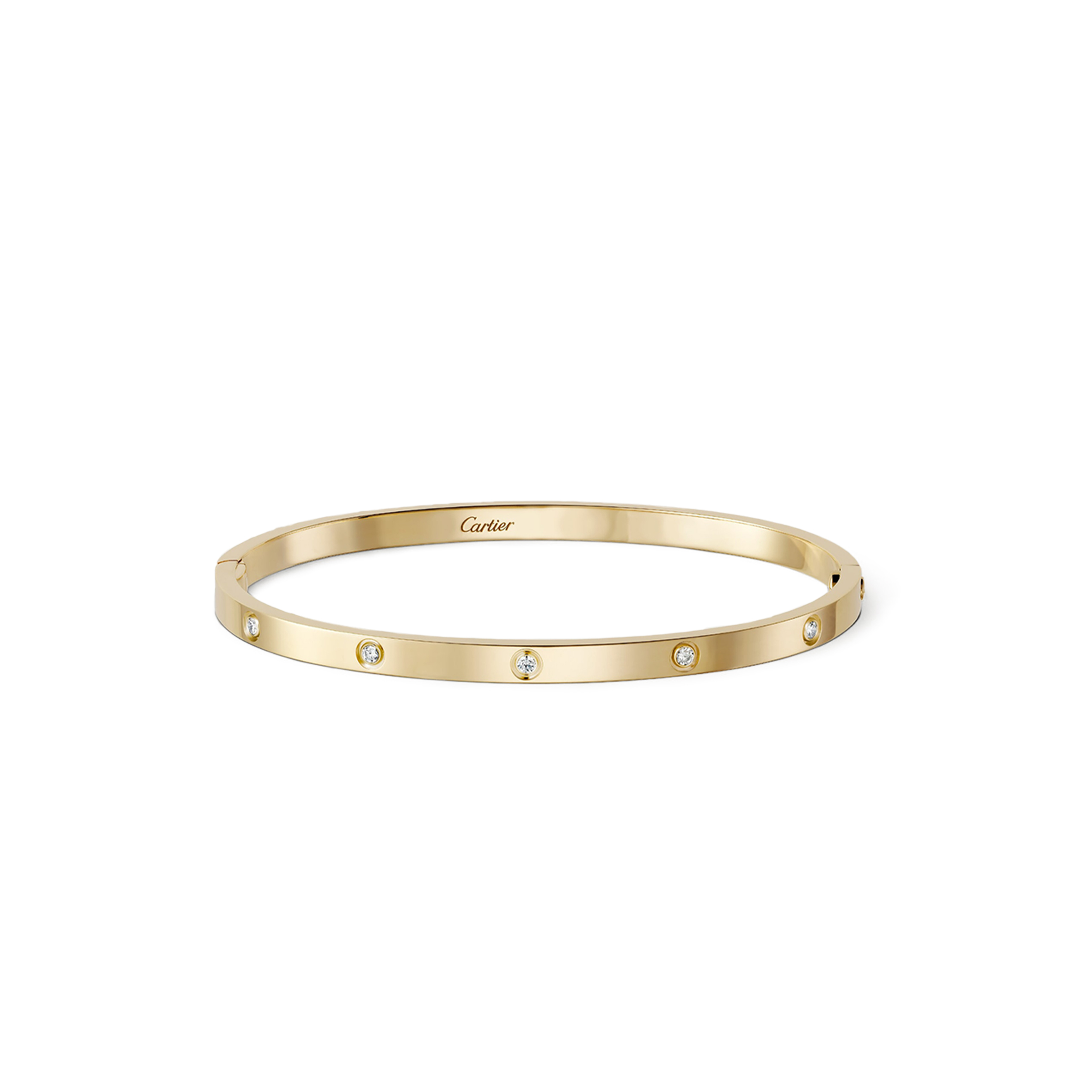 Ca*t*er  love bracelet, small model, 10 diamonds b6047817
