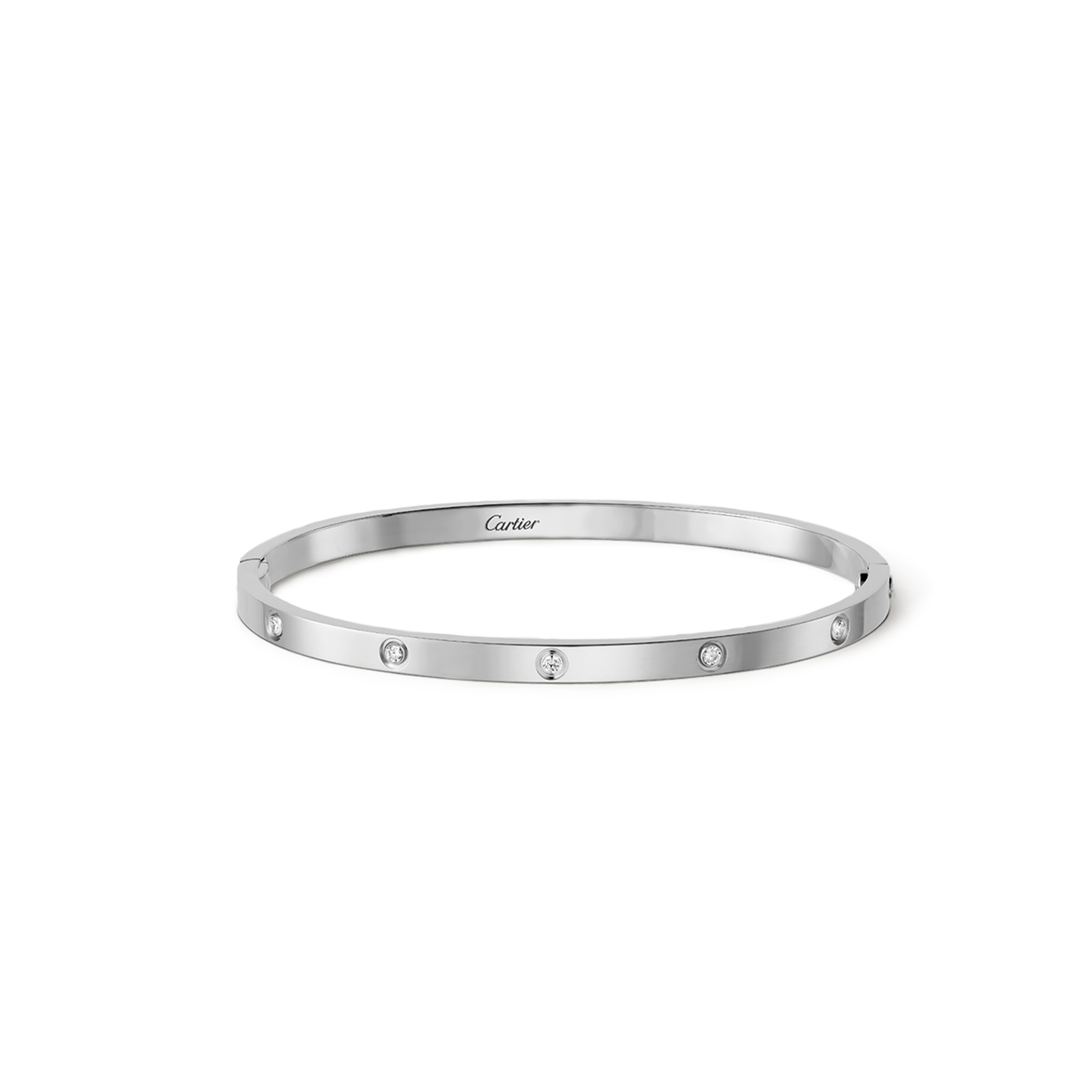 Ca*t*er  love bracelet, small model, 10 diamonds b6048017