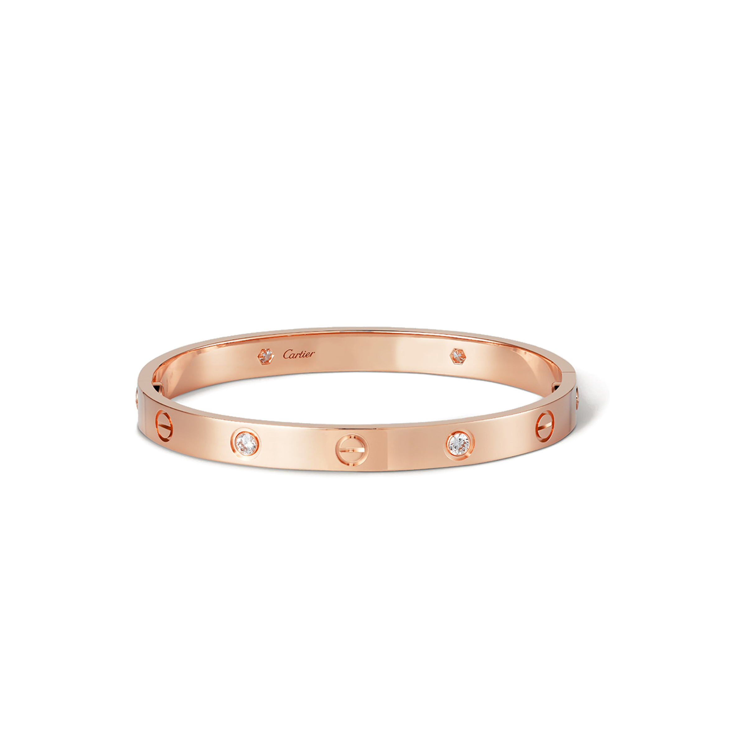 Ca*t*er love bracelet, 4 diamonds  b6069917