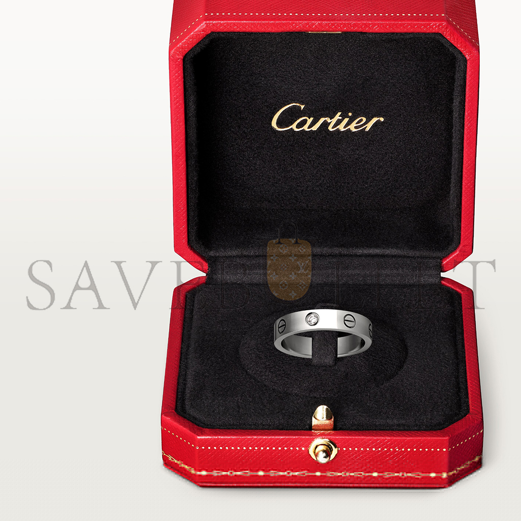 Ca*t*er  love wedding band, 1 diamond  b4050500
