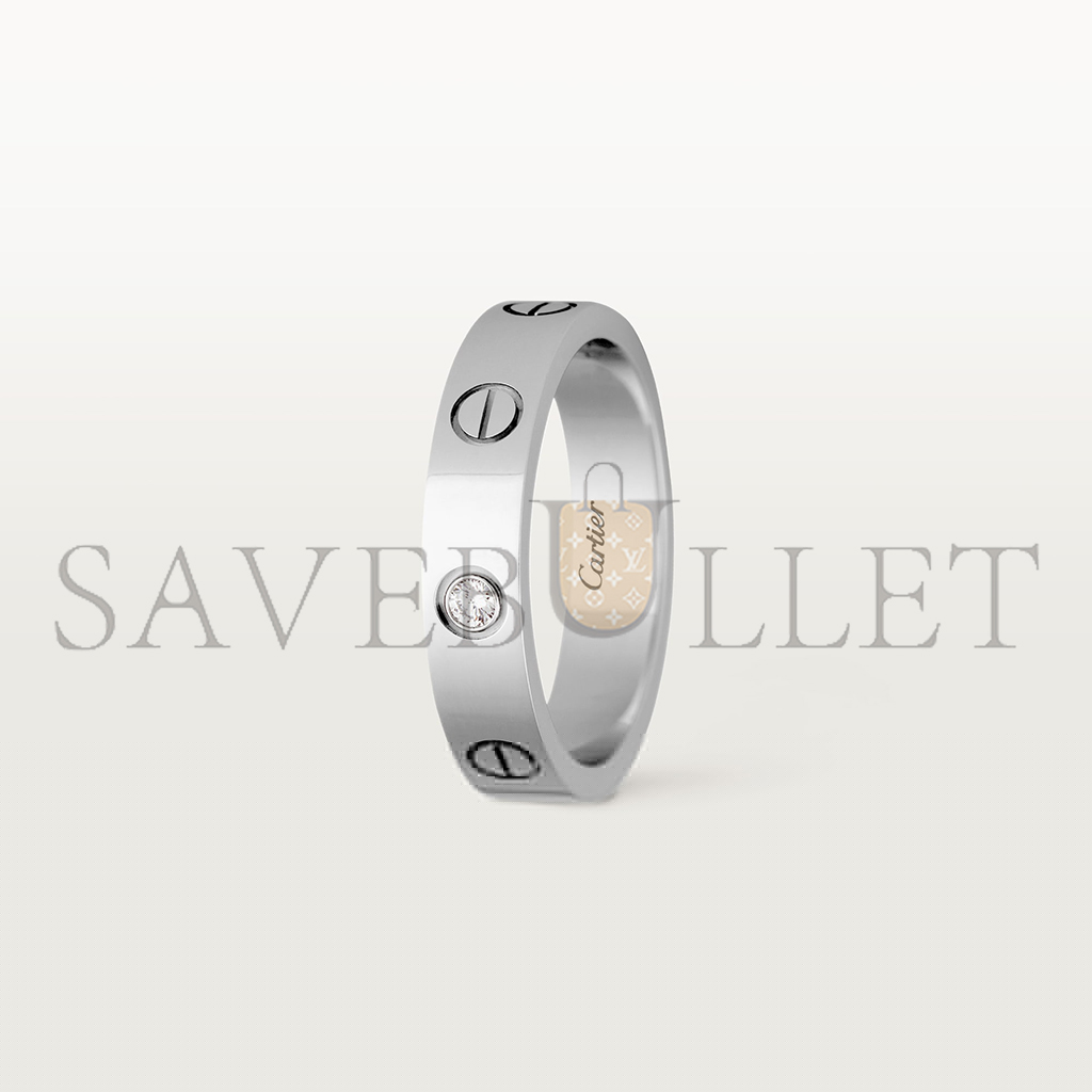 Ca*t*er  love wedding band, 1 diamond  b4050500
