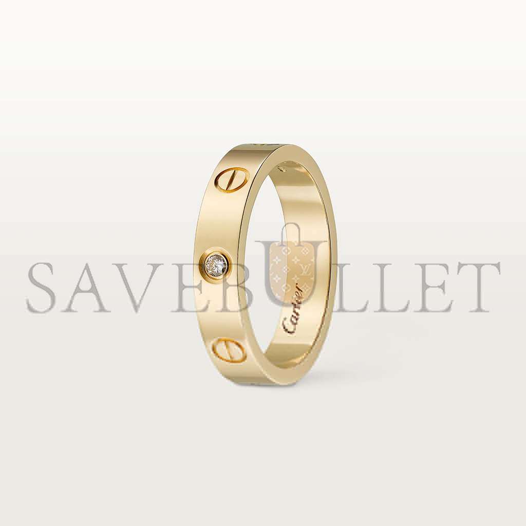 Ca*t*er  love wedding band, 1 diamond b4056100