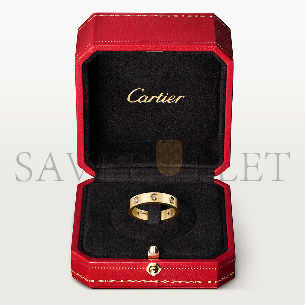 Ca*t*er  love wedding band, 8 diamonds b4056200