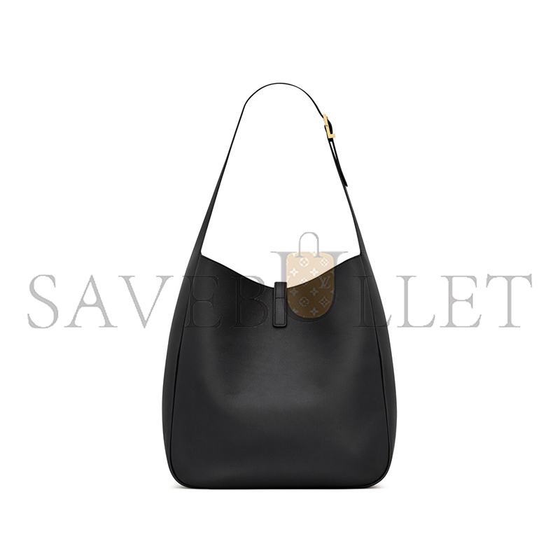 y*l le 5 À 7 S*pple large in grained leather 753837aaauq1000 (30*31*13cm)