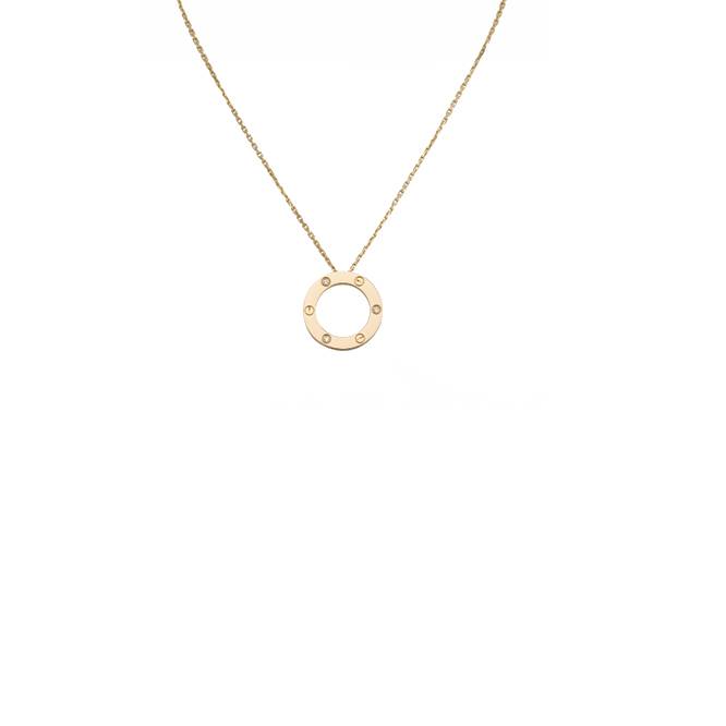 Ca*t*er  love necklace, 3 diamonds b7014500