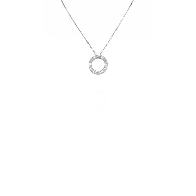 Ca*t*er  love necklace, diamond-paved b7058000