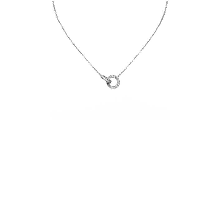 Ca*t*er  love necklace, diamond-paved b7216300