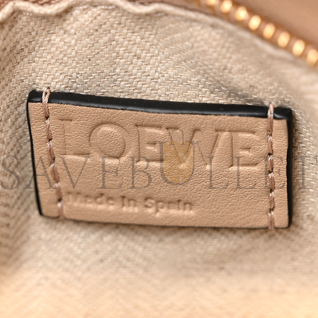 l*ew* calfskin small puzzle bag dusty beige soft white (24*16.5*10.5cm)