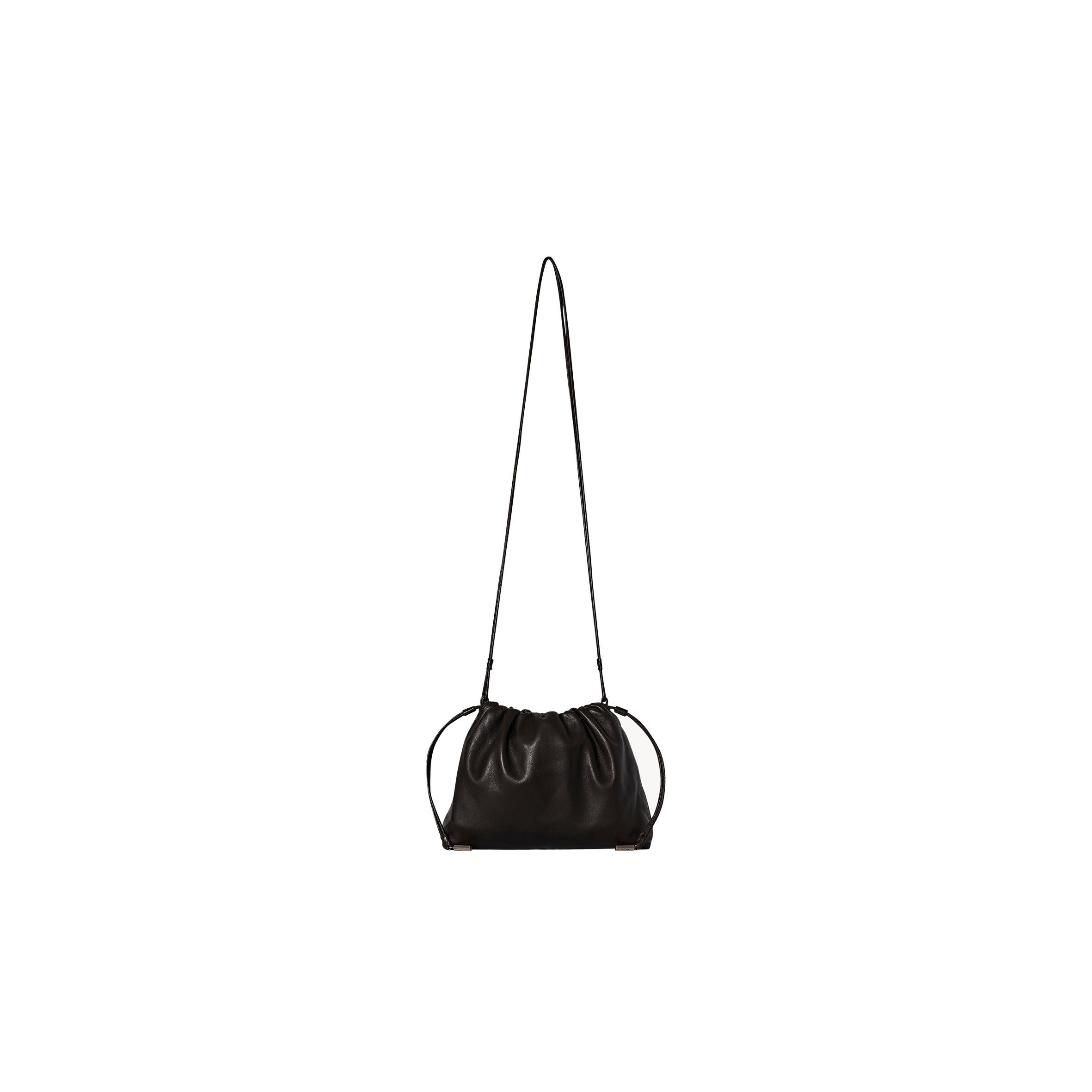 T*e R*w angy bag in leather dark brown w1620l108dbas (30*21*7cm)