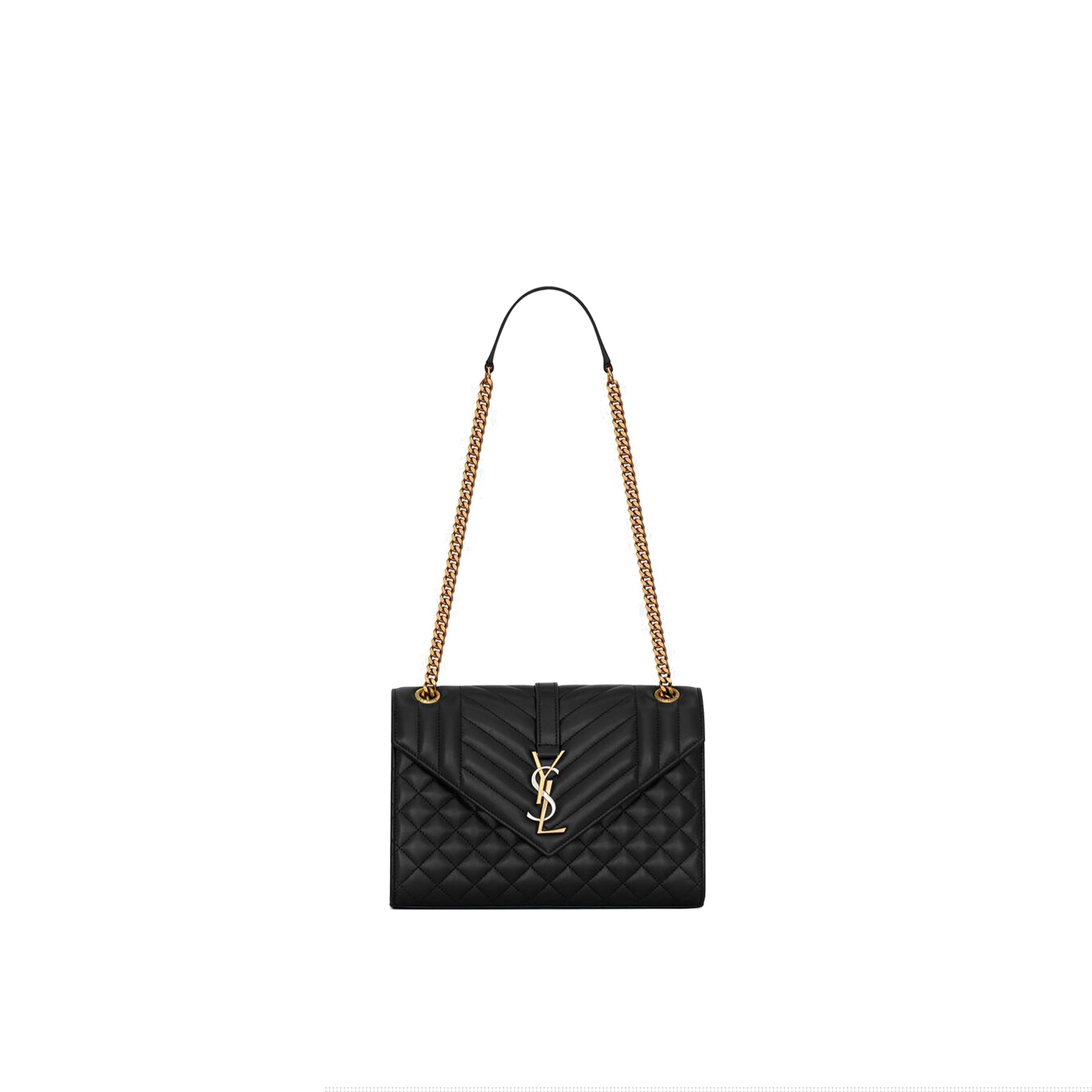 Y*L envelope medium in mix matelassé leather 600185aabzo1025 (24*17.5*6cm)