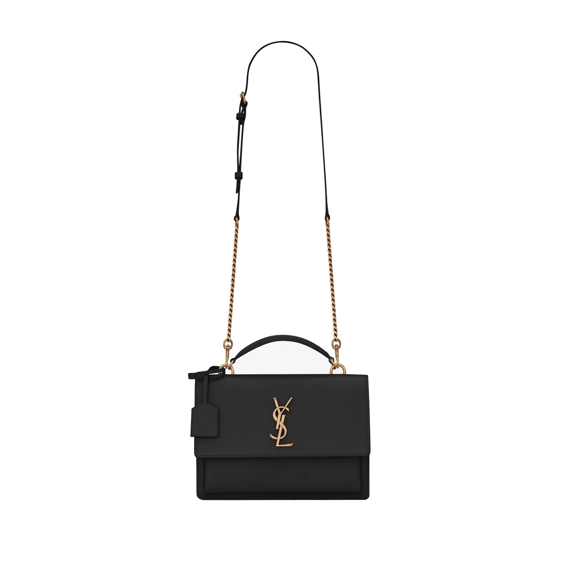 Y*L sunset medium top handle in smooth leather 634723d420w1000 (25*18*5cm)